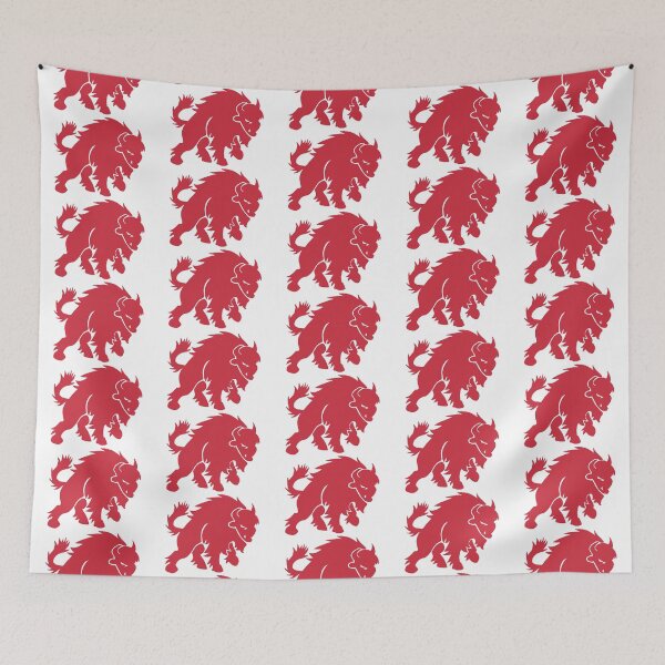 Item preview, Red Bison Emblem designed and sold by Nealoc.