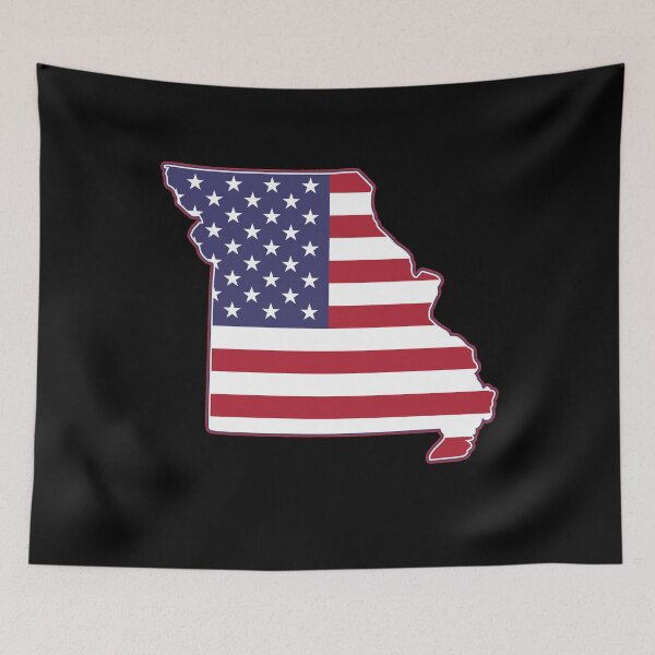 Item preview, State of Missouri USA American Flag Patriotic designed and sold by RoguePixel.