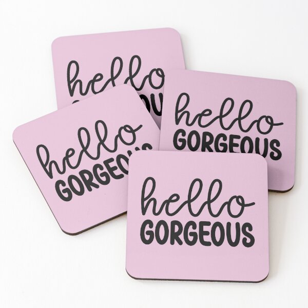 Item preview, Hello Gorgeous 3 - Quote in Script Calligraphy Typography  designed and sold by Cawaiico.