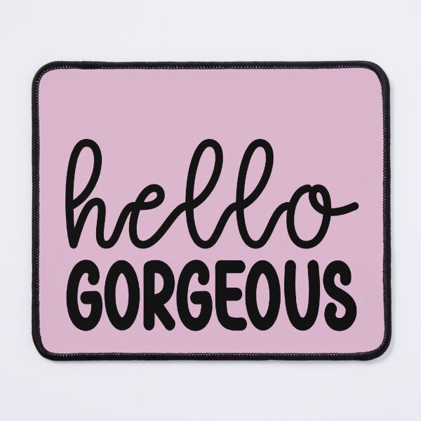 Item preview, Hello Gorgeous 3 - Quote in Script Calligraphy Typography  designed and sold by Cawaiico.