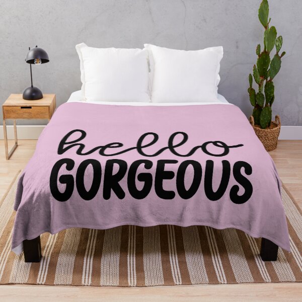 Item preview, Hello Gorgeous 3 - Quote in Script Calligraphy Typography  designed and sold by Cawaiico.