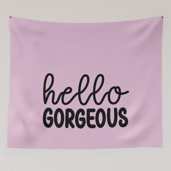Item preview, Hello Gorgeous 3 - Quote in Script Calligraphy Typography  designed and sold by Cawaiico.