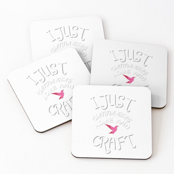 Item preview, I just wanna stay home and  craft designed and sold by ZqkDesign.