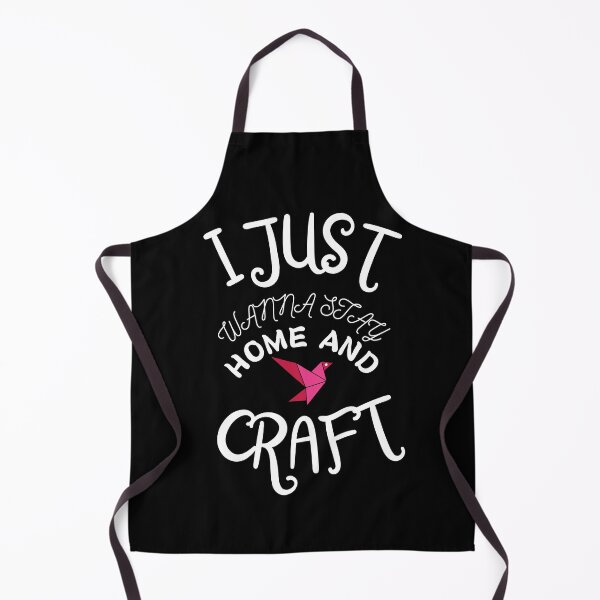 Item preview, I just wanna stay home and craft designed and sold by ZqkDesign.