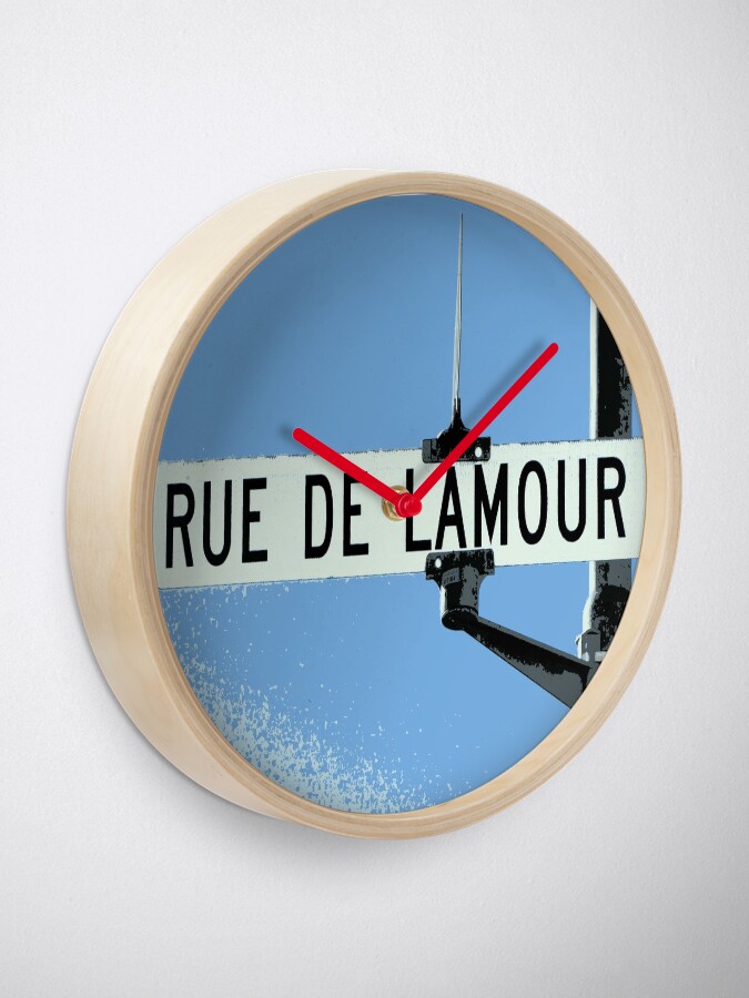 Alternate view of Rue De Lamour/Ave. of Love Clock