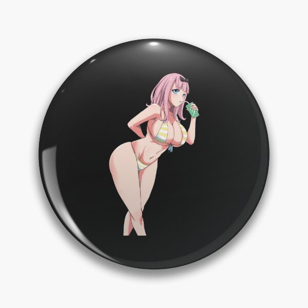 Item preview, Chika Fujiwara sexy hentai anime shimapan bikini Sticker designed and sold by Corelli87.