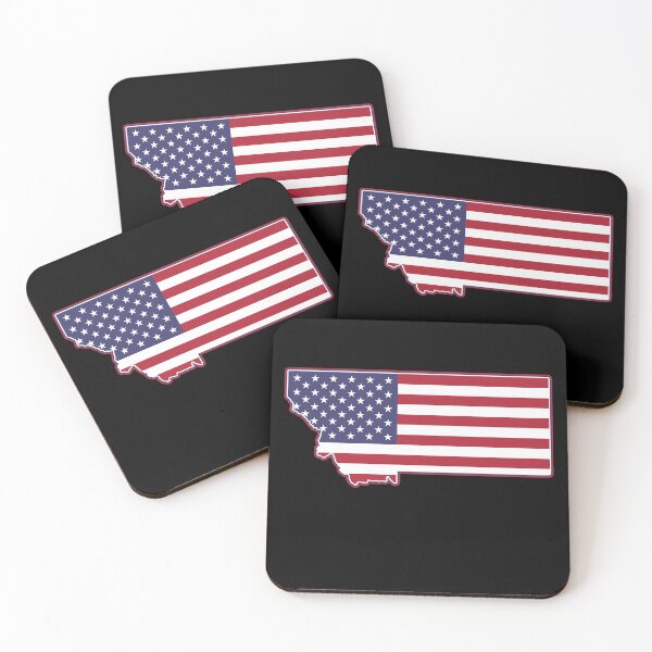 Item preview, State of Montana USA American Flag Patriotic designed and sold by RoguePixel.