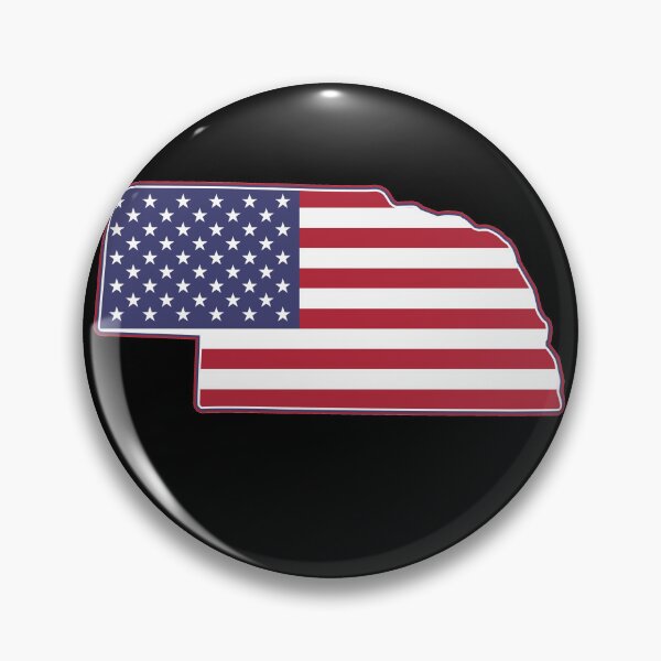 Item preview, State of Nebraska USA American Flag Patriotic designed and sold by RoguePixel.
