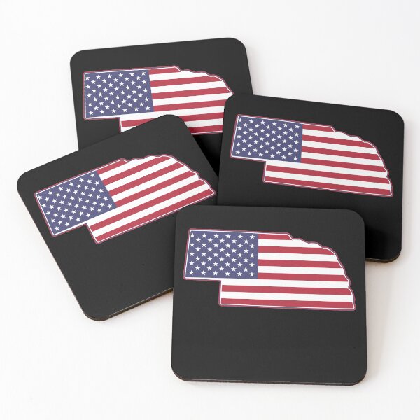 Item preview, State of Nebraska USA American Flag Patriotic designed and sold by RoguePixel.