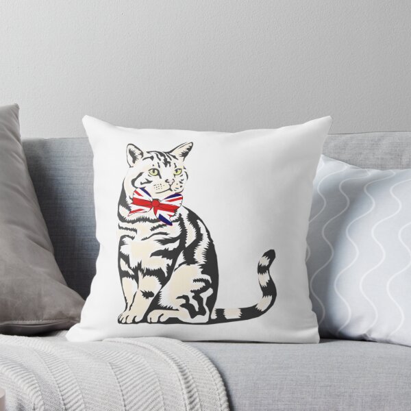 Item preview, Larry the Cat with bow tie - White designed and sold by INSOMNIAC101.