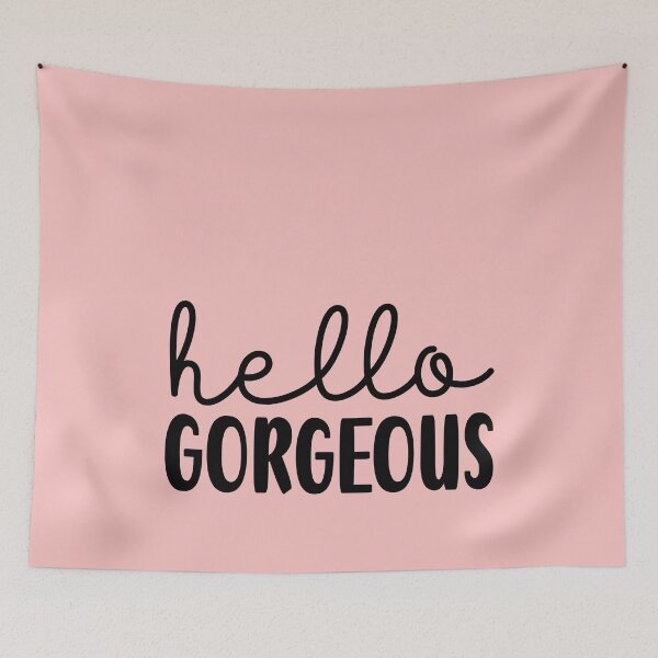 Item preview, Hello Gorgeous 4 - Quote in Script Calligraphy Typography  designed and sold by Cawaiico.