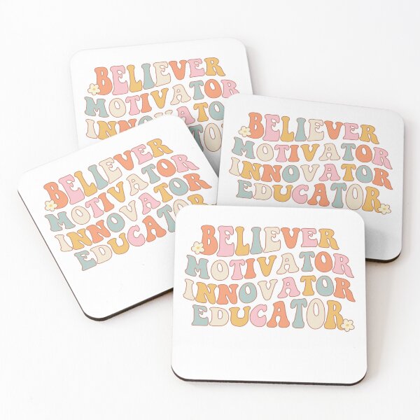 Item preview, Believer Motivator Innovator Educator designed and sold by Smart-Bee.