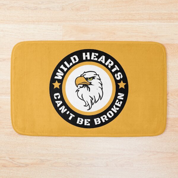 Item preview, Motivational quote - Wild Heart can't be broken - eagle logo designed and sold by yoshra.