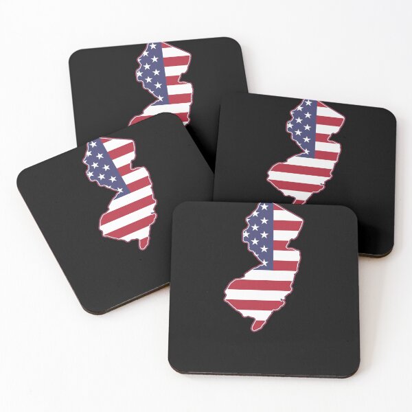 Item preview, State of New Jersey USA American Flag Patriotic designed and sold by RoguePixel.