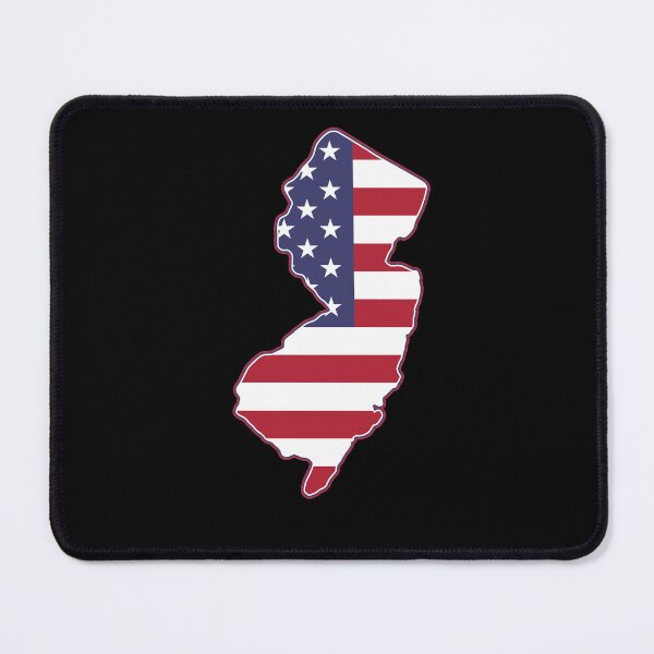 Item preview, State of New Jersey USA American Flag Patriotic designed and sold by RoguePixel.