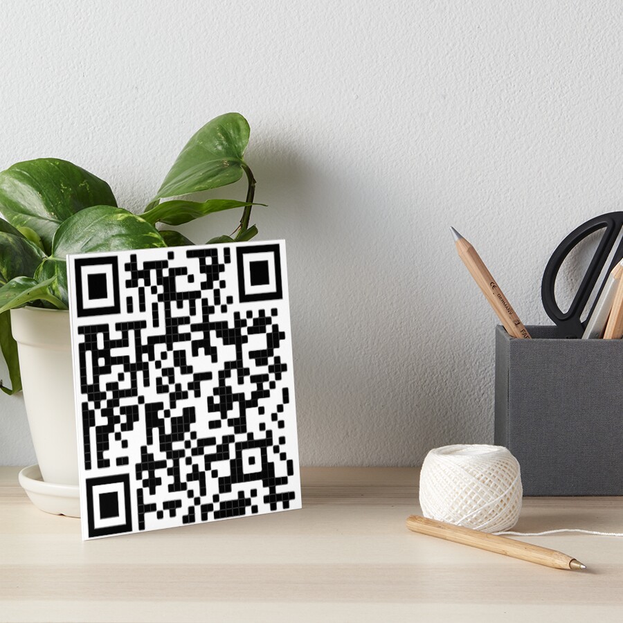  crab rave 10 hours qr code sticker art board print for sale by