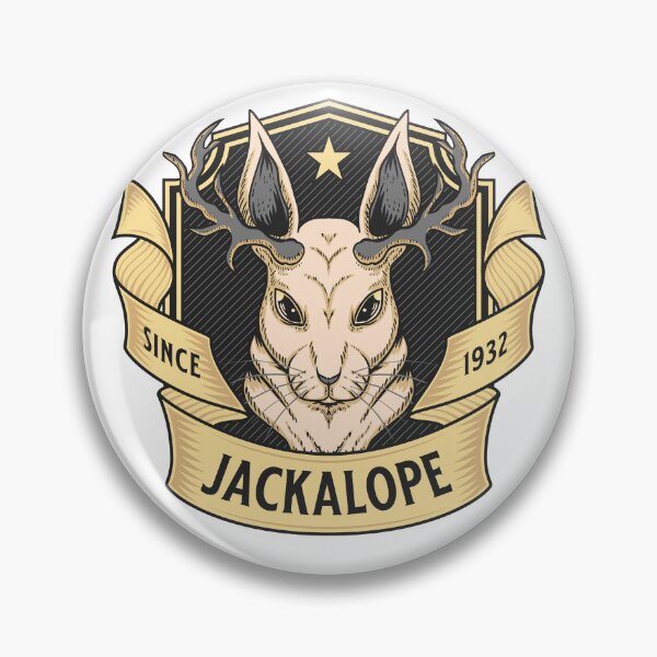 Artikelvorschau, Retro- und Vintage-Jackalope-Kreaturendesign - Cryptid Paranormal Series entworfen und verkauft von dschiffer12.