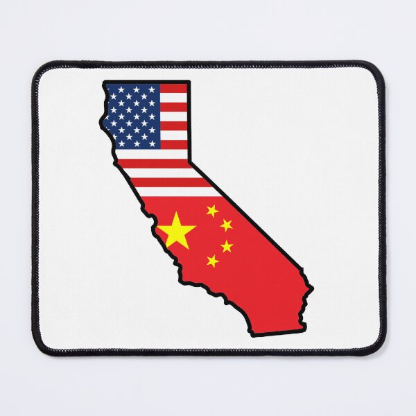 Item preview, China California Flag designed and sold by SpinnySnails.