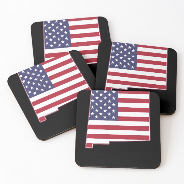 Item preview, State of New Mexico USA American Flag Patriotic designed and sold by RoguePixel.