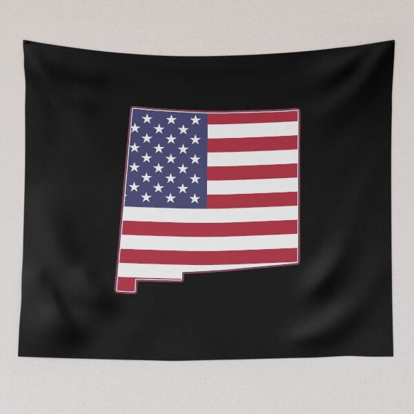 Item preview, State of New Mexico USA American Flag Patriotic designed and sold by RoguePixel.