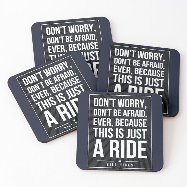 Item preview, Bill Hicks quote Subway style (white text on black) designed and sold by Dpe1974.