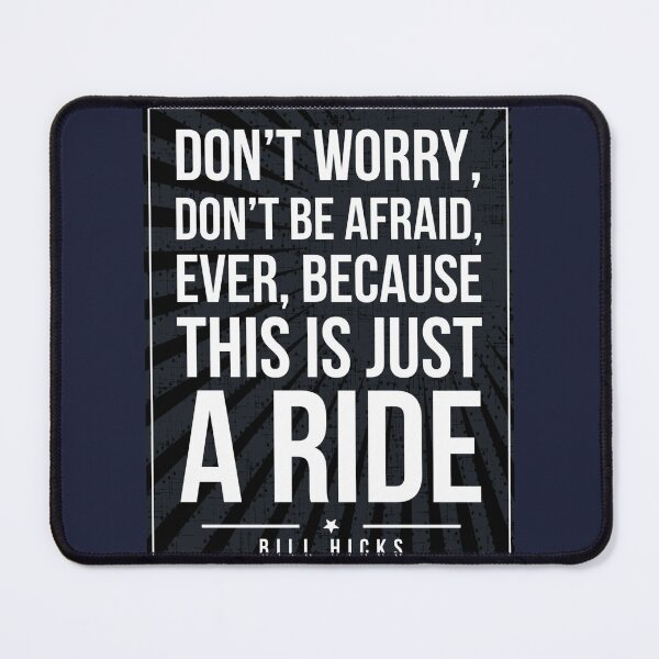 Item preview, Bill Hicks quote Subway style (white text on black) designed and sold by Dpe1974.