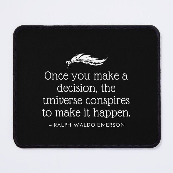 Item preview, Ralph Emerson Waldo Make a Decision designed and sold by NRealm.