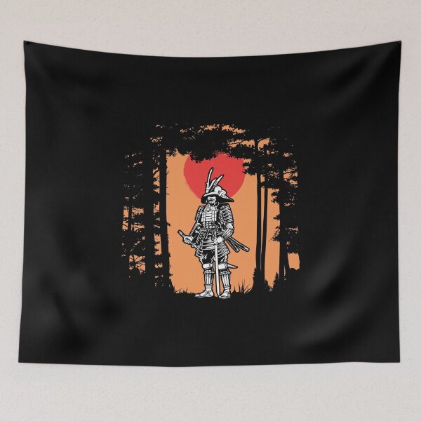 Item preview, Japanese Samurai Warrior Silhouette designed and sold by ThisIsMugLife.