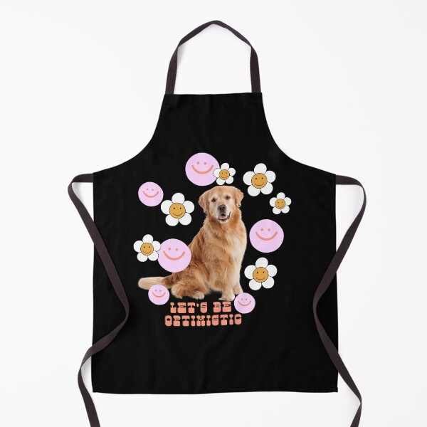 Item preview, Let's be Optimistic and golden retriever designed and sold by Weather gifts .