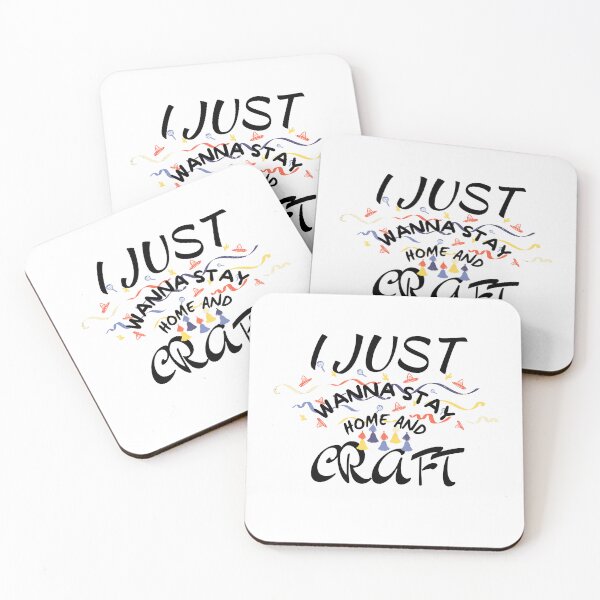 Item preview, I just wanna stay home and  craft designed and sold by ZqkDesign.