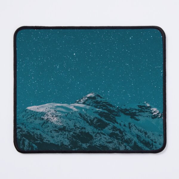 Item preview, Snowy Mountain View At Night designed and sold by PotluckPrints.