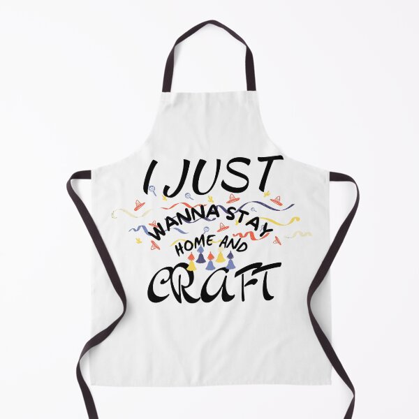 Item preview, I just wanna stay home and craft designed and sold by ZqkDesign.
