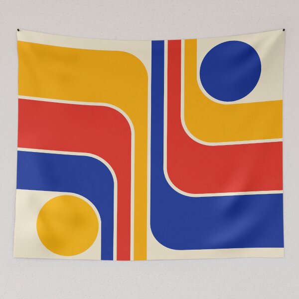 Item preview, Retro Geometric Design 672 designed and sold by tonymagnerart.