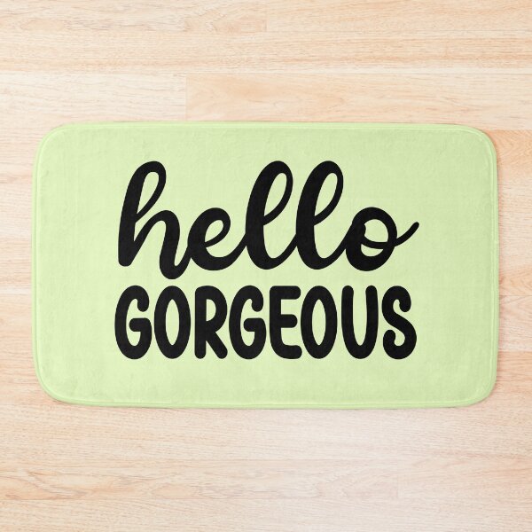 Item preview, Hello Gorgeous 5 - Quote in Script Calligraphy Typography  designed and sold by Cawaiico.
