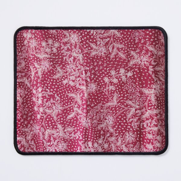 Item preview, Indonesia handmade hand-drawn batik tulis red peach floral plants leaves cotton Lasem designed and sold by Morcawork.