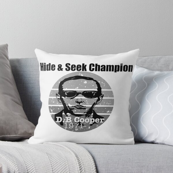 Item preview, D.B Cooper Hide & Seek Champion 1971 Black & White  designed and sold by TwoTeenSisters.