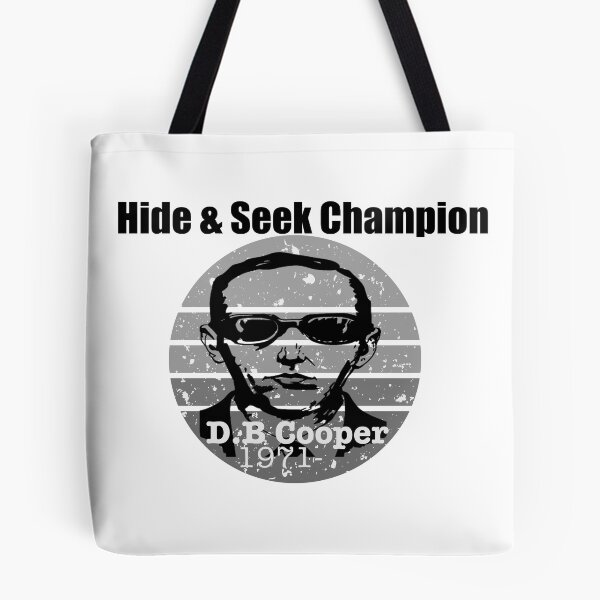 Item preview, D.B Cooper Hide & Seek Champion 1971 Black & White  designed and sold by TwoTeenSisters.