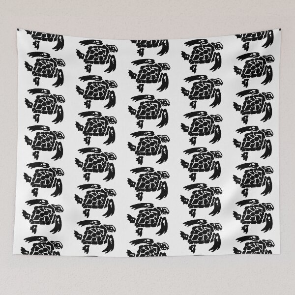 Item preview, Emblema de tortuga negra designed and sold by Nealoc.