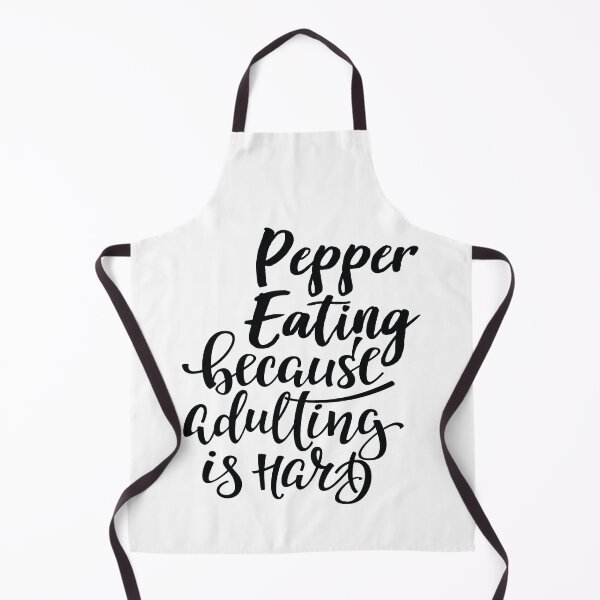 Item preview, Pepper Eating Because Adulting Is Hard designed and sold by WordsGamersUse.