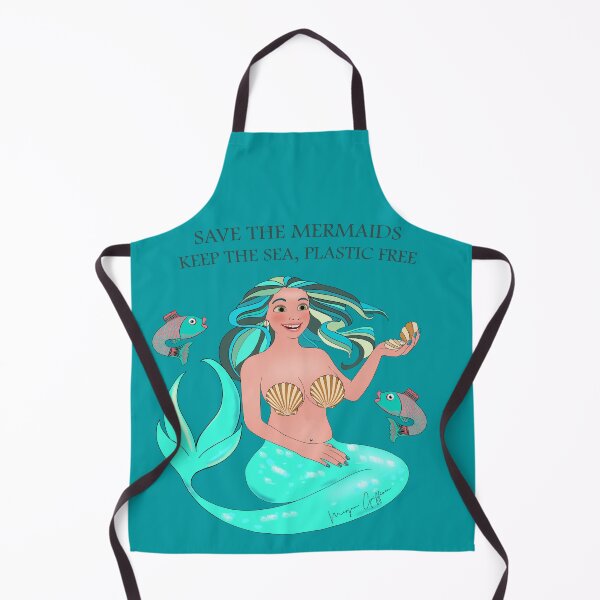 Item preview, Save the Mermaids. Keep the sea plastic free designed and sold by Mirjam Griffioen.
