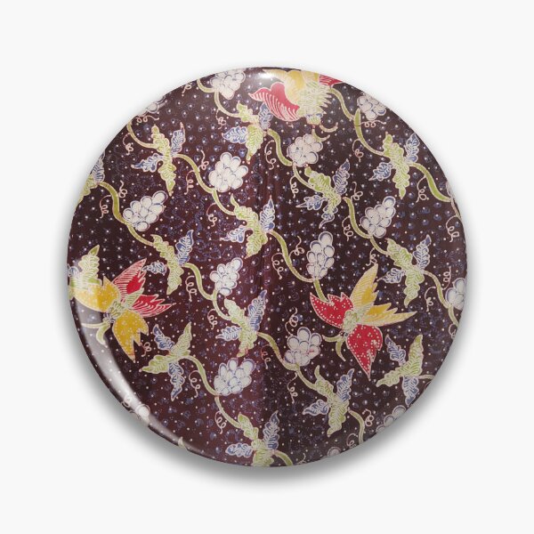 Item preview, Indonesia handmade-hand-drawn butterfly floral grape fruit Lasem cotton batik tulis fabric designed and sold by Morcawork.