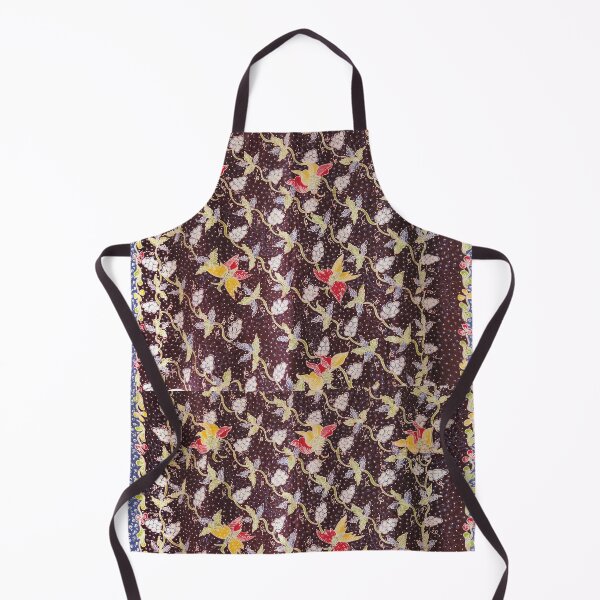 Item preview, Indonesia handmade-hand-drawn butterfly floral grape fruit Lasem cotton batik tulis fabric designed and sold by Morcawork.