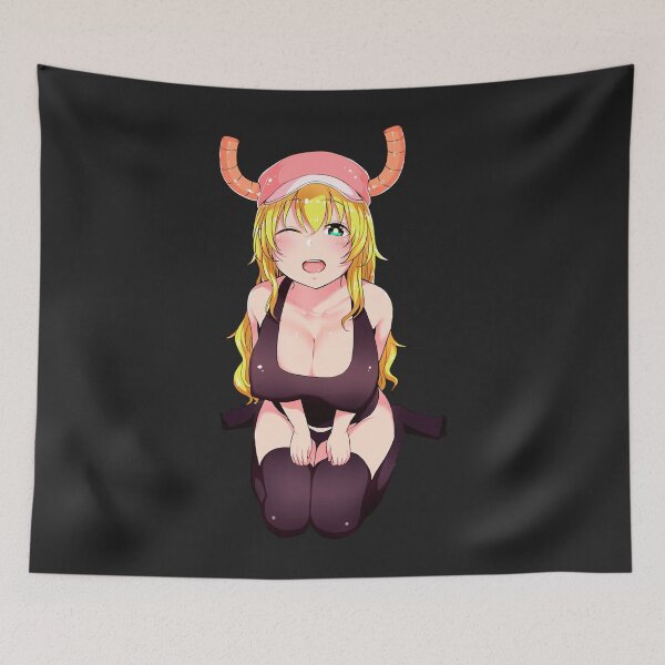 Item preview, Lewd Lucoa sexy hentai anime(Quetzalcoatl) Sexy Tits  Dragon Maid Hot Hentai Ecchi Sticker designed and sold by Corelli87.