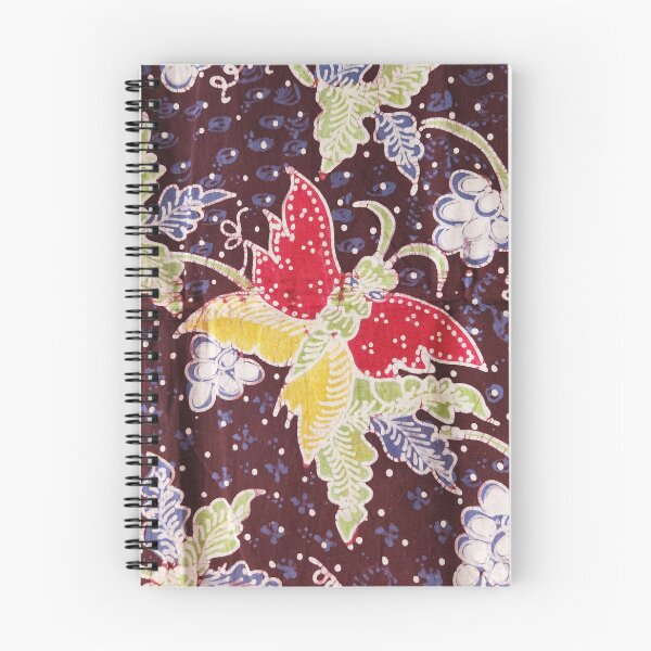 Item preview, Indonesia handmade-hand-drawn butterfly floral grape fruit Lasem cotton batik fabric designed and sold by Morcawork.