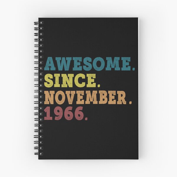 Item preview, Awesome Since November 1966 Retro Vintage 56th Birthday Gift designed and sold by designbychow.