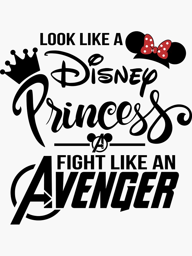 Sticker for Sale avec l uvre princesse disney se battre comme