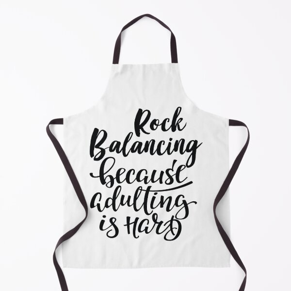 Item preview, Rock Balancing Because Adulting Is Hard designed and sold by WordsGamersUse.