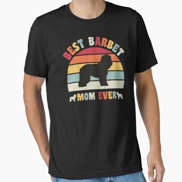 Item preview, Best Barbet mom ever dog lover vintage retro designed and sold by madrigenum.