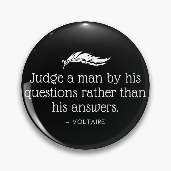 Item preview, Voltaire Judge a Man designed and sold by NRealm.