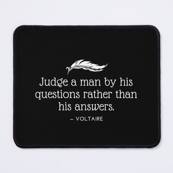 Item preview, Voltaire Judge a Man designed and sold by NRealm.